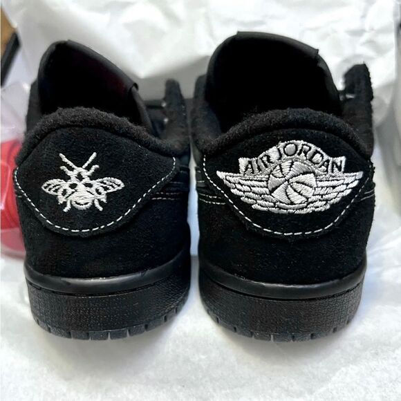 Nike Air Jordan 1 Retro Low Black Phantom Travis Scott  DO5442-001 PreSchool 11C - Picture 4 of 16